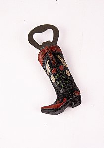 Abridor de garrafa bota texana