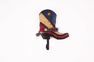 Gancho decorativo bota espora