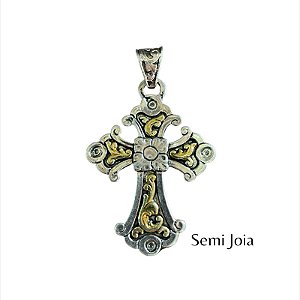 CRUCIFIXO AMERICAN SEMI JOIA
