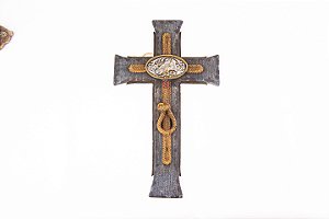 Cruz decorativa country