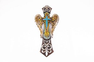 Cruz decorativa country