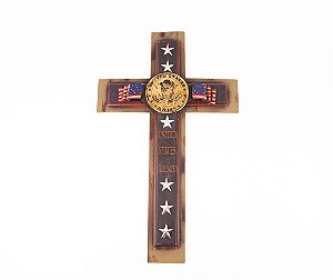 Cruz decorativa patriota
