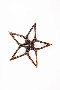 Placa decorativa estrela