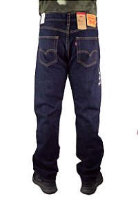 Calça Levi's 505 regular lavagem escura Straight