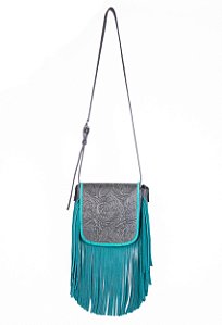 Bolsa montana West bloom turquesa