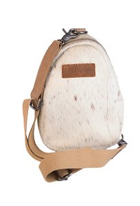 Pochete Wrangler cowhide white