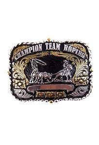 Fivela country champion team roping