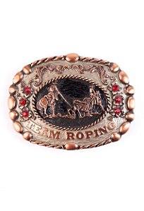 Fivela country team roping bronze