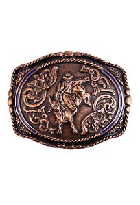 Fivela country montaria bronze