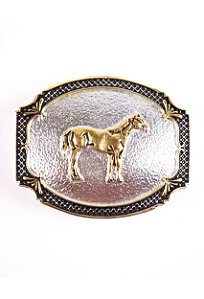 Fivela country infantil horse dourado