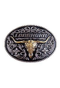 fivela country long horn black