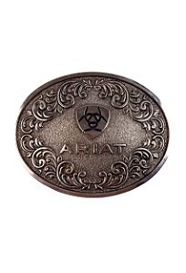 Fivela nacional ariat prata