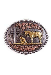 fivela importada nocona cowboy