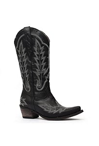 Bota Feminina Vimar Bico Fino Black