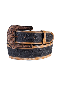 Cinto floral caramel