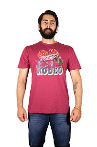 Camiseta stable Bull Rider vinho