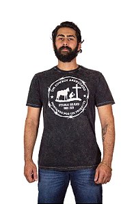Camiseta stable Cowboy abencoado black estonado