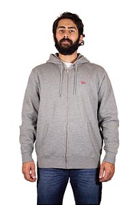 moletom levis masculino CINZA ZIPER