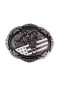 Fivela country cowboy brand