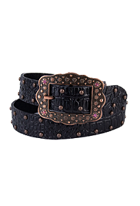 Cinto Infantil Country croco preto
