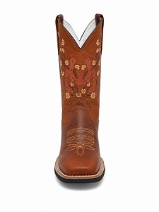 Bota Western Feminina Horseshoe Flowers