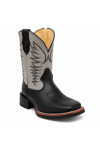 Bota Western Infantil Masculina Black