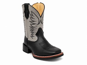 Bota Western Infantil Masculina Black