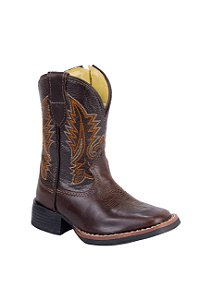 Bota Western Infantil Masculina Brown