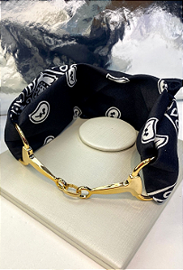 Choker western bandana black