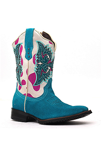 bota infantil Vimar turquesa
