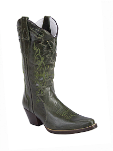 Bota Feminina Stable Brand Verde Musgo