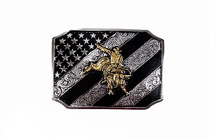 Fivela country bull rider star 2410