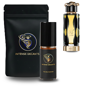 Teriaq Intense Lattafa Cobra Preta Itense Decant