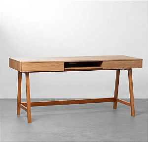 Escrivaninha Bardot 2 Gavetas Olmo - 1,65m
