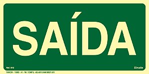 Placa Fotoluminescente S12 Saída