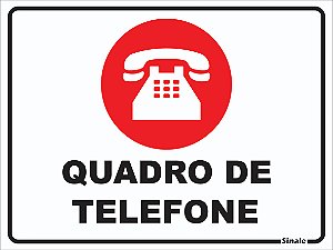 Quadro de Telefone