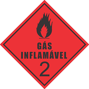 Classe 2 - Risco de Gás Inflamável 2