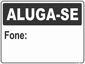 Aluga-se 40x30 cm