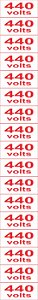 Etiqueta Adesiva 440 Volts
