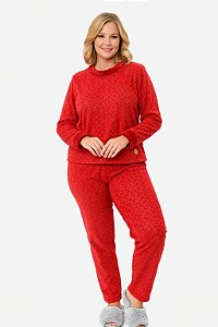 Pijama de plush feminino - Luva de Pelica