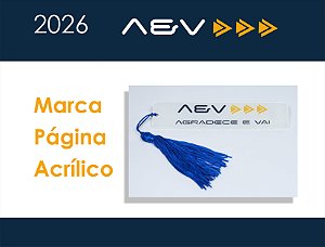 MARCA PÁGINA EM ACRÍLICO