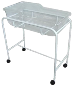 Berço Pediátrico com Cesto em Acrílico