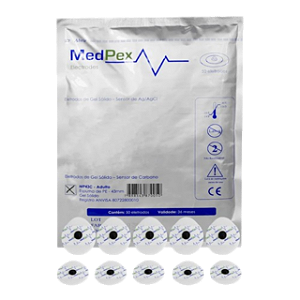 Eletrodo para ECG (Adulto) - Pacote 50un