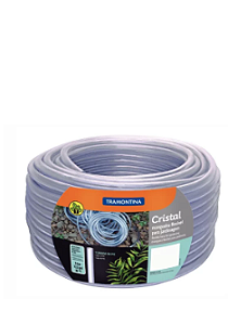 Mangueira Jardim 1/2 Reforçada Transparente Tramontina