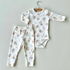 CONJUNTO CACHORRINHO ROSA MINI & CO