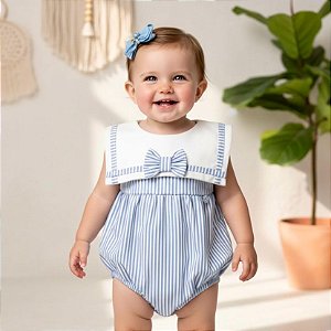 ROMPER LAÇO AZUL BEBÊ