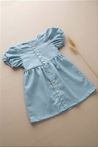 VESTIDO LINHO BOTÕES