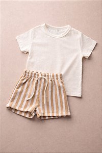CONJUNTO SHORTS TRICÔ