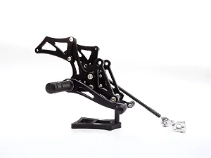 Sistema Pedaleiras reguláveis mod. SBK - Ninja 400 [18+] *Racing (furo no quadro)