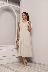 VESTIDO PÂMELA LINHO